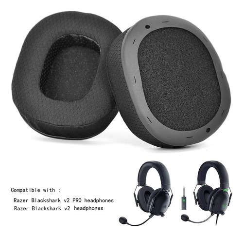 Aa 2 Almohadillas Para Razer Blackshark V2, Estilo: Ice