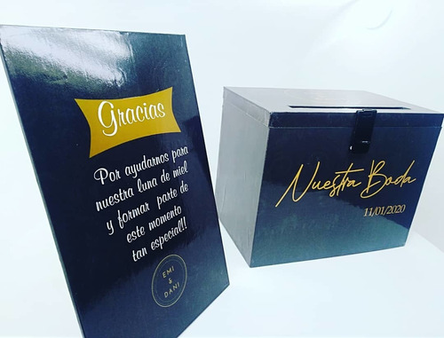 Imagen 1 de 10 de Urna Regalos Buzon Especial Bodas/ Casamientos