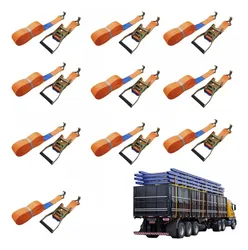 Comprar Kit 10 Catraca + 10 Cinta Amarração Carga Carreta 5t 9 Metro no Mercado Livre