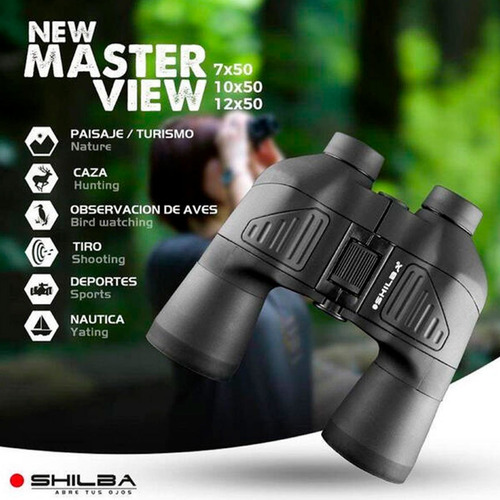 Imagen 3 de 7 de Binocular Shilba Master View 7x50 Caza Pesca Ave