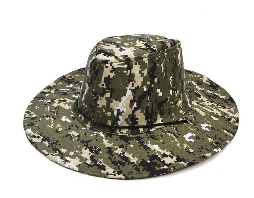 Gorro Sombrero Australiano Camuflado Tactico Con Corrrea New