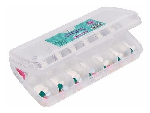 Caixa Porta Comprimidos Dia E Noite - Kit 2 Unidades