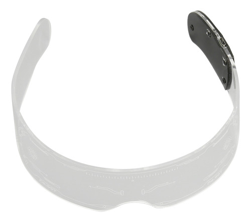 Gafas Led Futuristas Luminosas De 7 Colores Y 2 Modos Para C