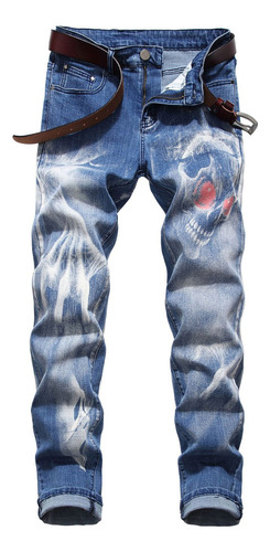 Yam Vaquero Pantalones Casual Y Casual Fit Para Hombre