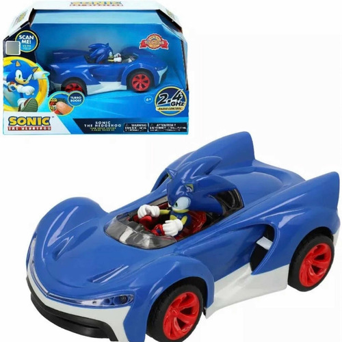 Sonic The Hedgehog Carro Rc Sega All Stars Racing 20 Cm