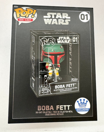 Funko Pop Funko Pop Boba Fett Die Cast Exclusivo Star Wars