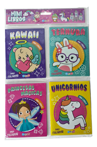 Colección De Libros Mini Para Colorear