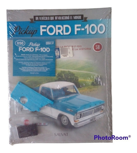 Fascículo + Pieza P/armar Ford F-100 N° 50. Nuevo