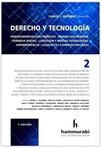 Derecho Y Tecnologia. 2 - Ordoñez, Carlos J