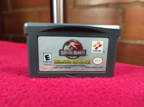 Jurassic Park Nintendo Gameboy Advance Original 