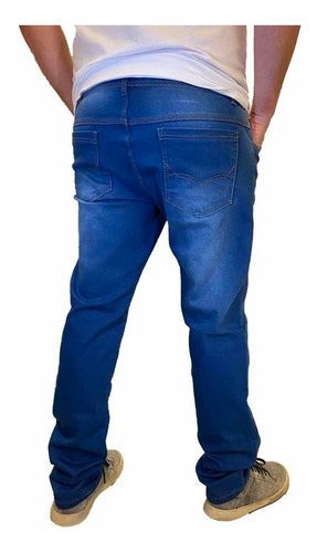 Imagem 4 de 6 de Kit 3 Calça Jeans Masculina Slim Com Lycra Elastano Original