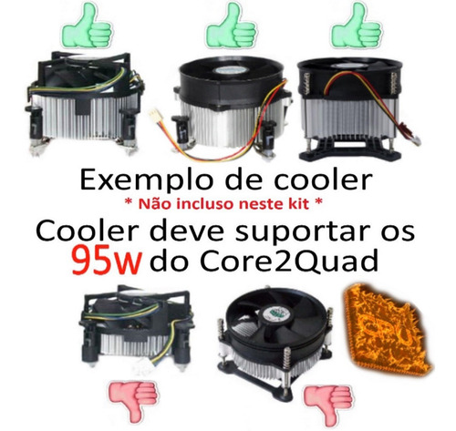 Imagem 8 de 8 de Processador Core 2 Quad Q8400 2,66ghz 4m Cache Fsb 1333 775