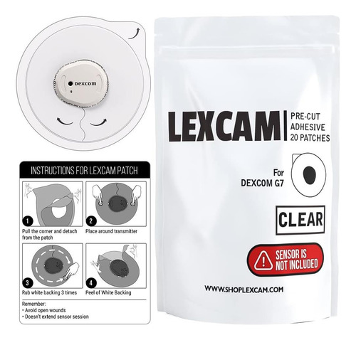 Parches Adhesivos De Lexcam Precortado Para Dexcom G7, Of Y