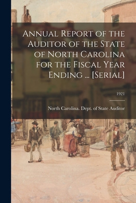 Libro Annual Report Of The Auditor Of The State Of North ...