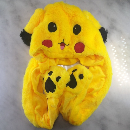 Gorro Sombrero Amarillo Orejas Movibles Cosplay Anime Kpop