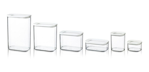 Imagen 3 de 10 de Contenedor Modula Blanco 1500ml Mepal