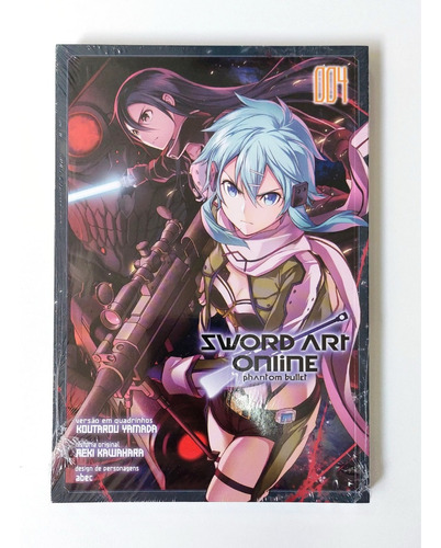 Sword Art Online Phantom Bullet 4! Mangá Panin! Novo E Lacrado