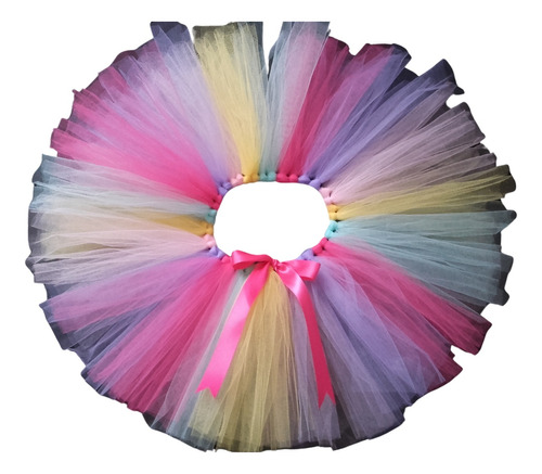 Tutu Multicolor, Unicornio Super Tupido Disfraz Niños