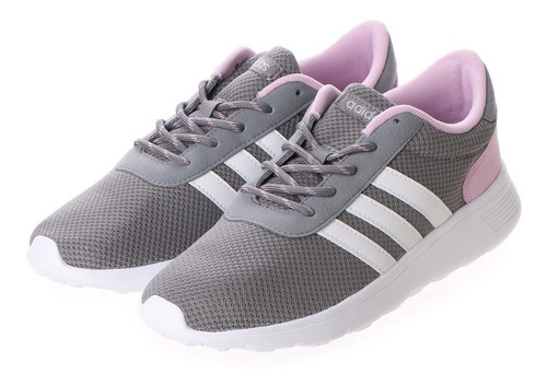 adidas grises y rosas