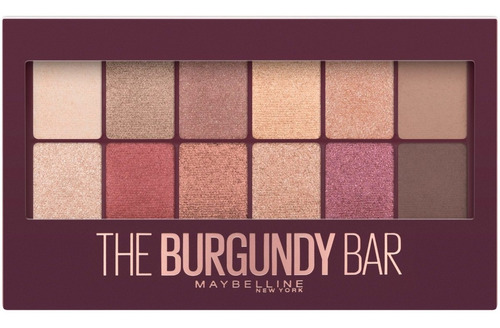 Paleta De Sombras Para Ojos The Burgundy Bar Maybelline