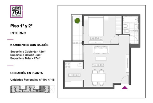 Imagen 3 de 4 de Departamento 2 Ambientes En Parque Avellaneda
