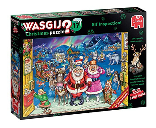 Jumbo, Wasgij, Christmas 17 Elf Inspection, Rompecabezas Par