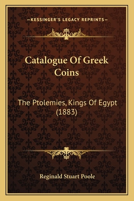 Libro Catalogue Of Greek Coins: The Ptolemies, Kings Of E...
