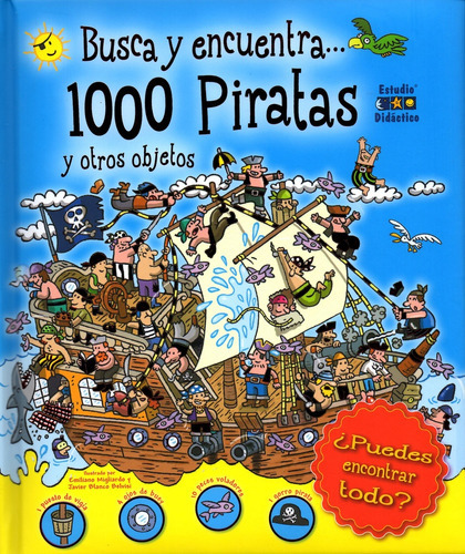 Busca Y Encuentra 1000 Piratas Y Otros Objetos, De Vv.aa. Editorial Estudio Didactico En Español