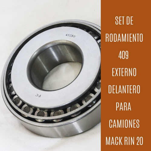 Set Rodamiento Mack Delantero Rin 20 409 45280 45220