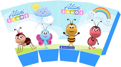 Bichikids Kit Impreso Personalizados 15 Niños