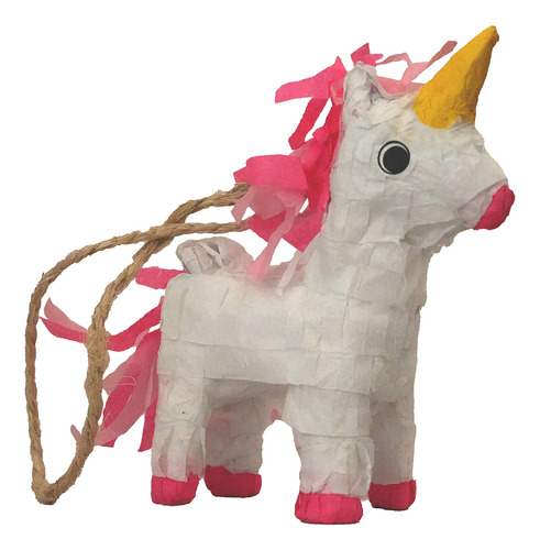 Fetch-it Pets Piñata Con Forma De Unicornio De 8 Pulgadas,.