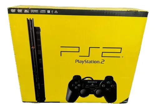 Sony Playstation 2 Slim Standard Charcoal Black | MercadoLivre