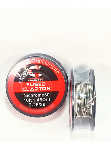 1 Cable Calentamiento Nuev Ni80 2-26/36 Fused Clapton 3m