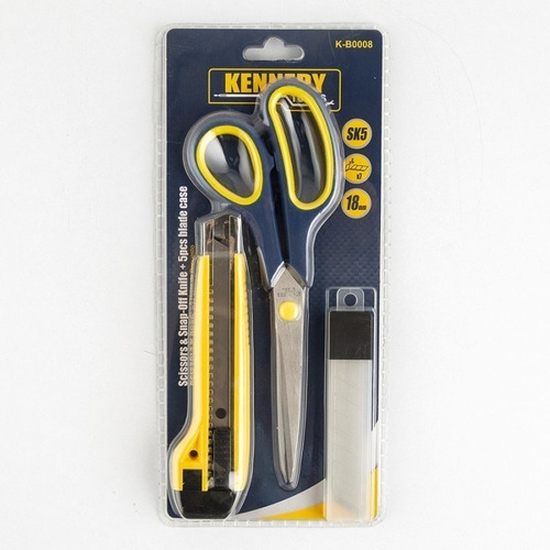 Imagen 2 de 5 de Oferta Del Dia Tijera Kennedy Tools K-b0008 + Bisturí Retrác