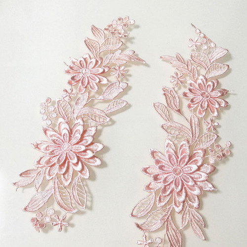 Apliques De Encaje De 2 Piezas, Apliques De Boda, Apliques