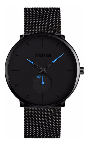 Reloj Hombre Skmei 9185 Cuarzo Acero Inoxidable Elegante