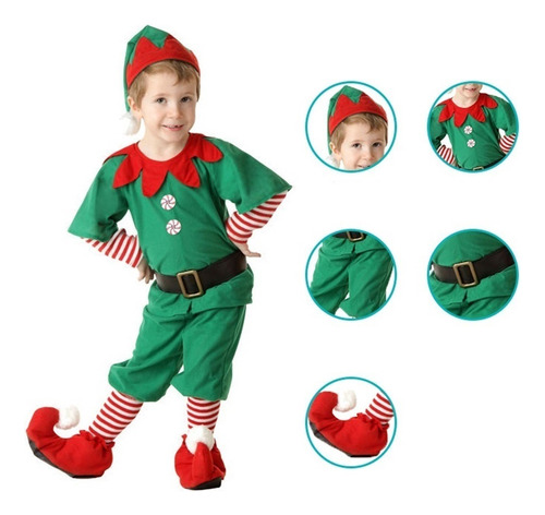 Trajes De Navidad Niños Trajes De Año Nuevo Duende