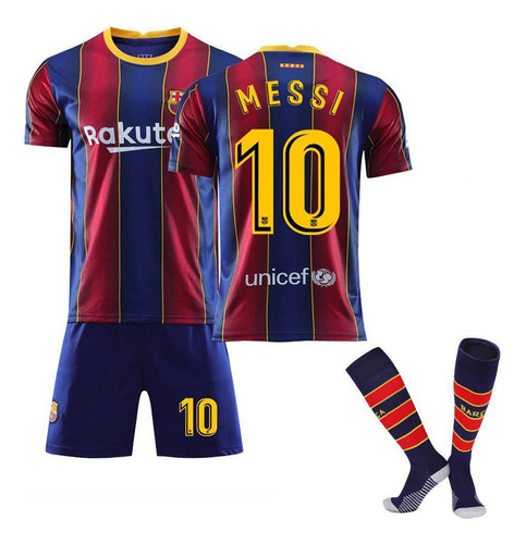 Camiseta De Fútbol Messi Talla 10 For Children & Adultos_695