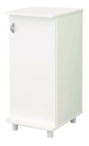 Armario Multiuso Cocina Baño Panelero 1 Puerta  Compramas Color Blanco