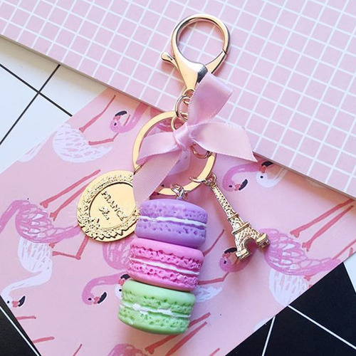 Accesorio Para Bolso Con Colgante De Pastel De Macarrón