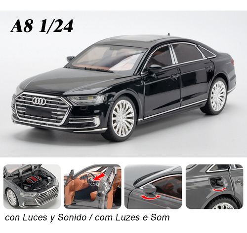 Audi A8 L Security Limusina Premium Miniatura Metal Coche