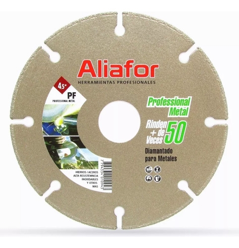 Disco Diamondx Profesional Aliafor 115mm (ing Maschwitz)