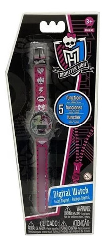 Reloj Digital Monster High 5 Funciones Intek