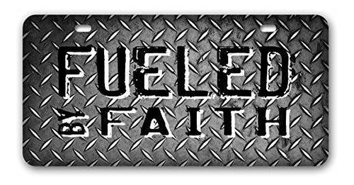 Marco - N-o Fueled By Faith License Plate Personalized Car T