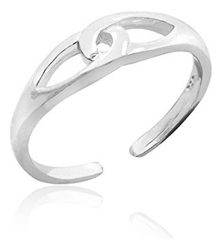 Anillo Para Pie - Anillo De Plata De Ley Con Nudo Infinito E