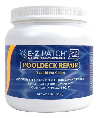 E-z Patch 2 Kit De Reparación De Parches Para Piscinas Y Pat