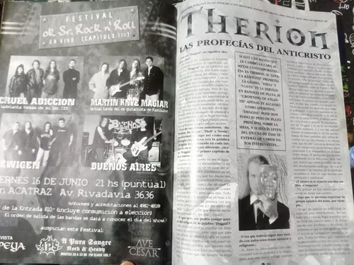 Revista Epopeya - Nightwish (año 2000) (Usado)