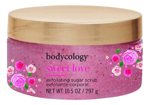 Exfoliante Corporal Bodycology Sugar Scrub 297 G Fragancia Sweet Love