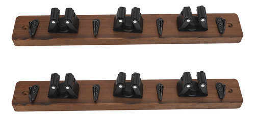 Soporte Para Escoba De Pared, 2 Unidades, 3 Posiciones Y 4 G