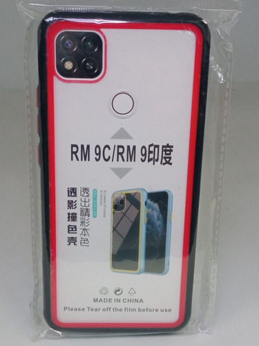 Forro Protector Antishock Transparente Xiaomi Redmi 9c 